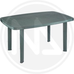 GREEN RESIN TABLE "ULISSE"