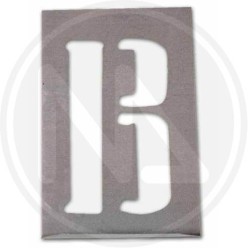 STAMPO TRAFORatO a LETTERE in serie