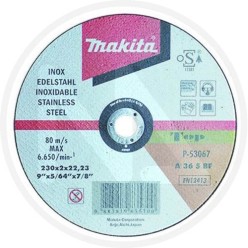 CUTTING WHEEL Ø 230 MM. FOR STAINLESS STEEL MAKITA