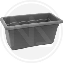 MAXI FLOWER RECTANGULAR POT antracite