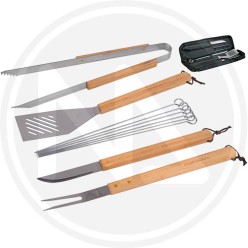 BARBECUE TOOLS WITH FABRIC BAG in set of 10 pcs CAMPINGAZ