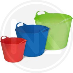COLORED FLEXIBLE POLYPROPYLENE BUCKET