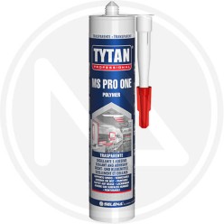 silicone sigillante polimero "MS PRO ONE" TRASPARENTE TYTAN