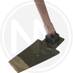 SQUARE HOE "puglia man" with handle