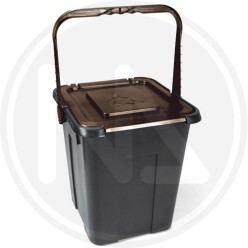 WASTE BIN FOR SEPARATE WASTE WASTE "CUBE" BROWN