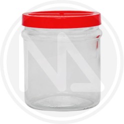 VASO IN VETRO per alimenti con TAPPO "ORTES"