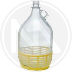 DAMIGIANA IN VETRO "DAMA CASTELLANA" RIVESTITA