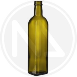 BOTTIGLIA in VETRO VERDE PER OLIO "MARASCA" uvag