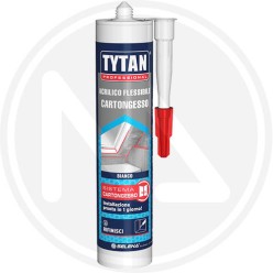 SILICONE ACRILICO FLESSIBILE PER CARTONGESSO TYTAN