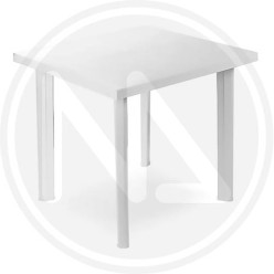 TAVOLO IN resina "FIOCCO BIANCO"