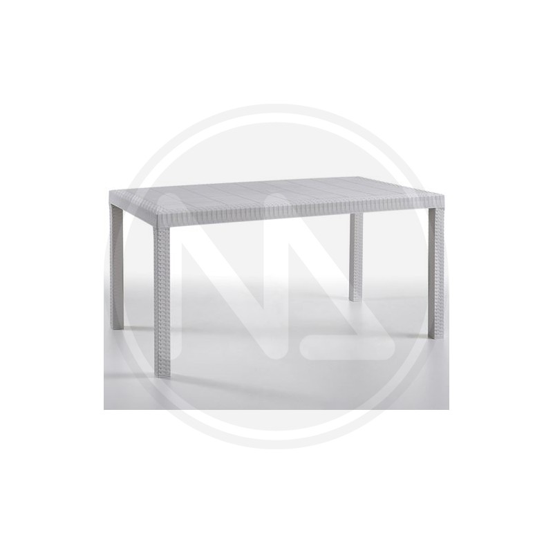 RECTANGULAR RESIN TABLE "URANO"