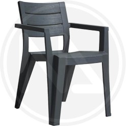 resin chair with armrests "JULIE CHAIR" KETER