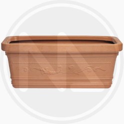 VASO RETTANGOLARE MAXI FESTONATO "TERRACOTTA"