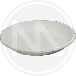 SOTTOVASO TONDO PER VASO FESTONATO "BIANCO"