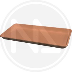 SOTTOVASO RETTANGOLARE MAXI FESTONATO "TERRACOTTA"