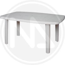 WHITE RESIN TABLE "ULISSE"