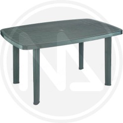 TAVOLO IN RESINA VERDE "ULISSE"