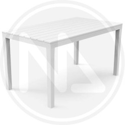 WHITE RESIN TABLE "MARAONE"