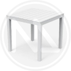 WHITE RESIN TABLE "BALI"