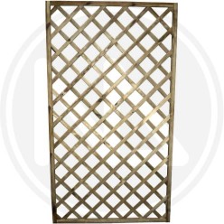 RECTANGULAR IMPREGNATED WOOD TRELLIS "ECO" PAPILLON