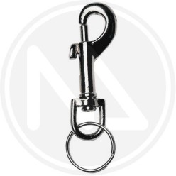 PORTACHIAVI CON ANELLO "moschettone"