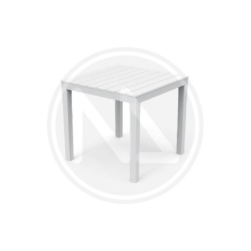 WHITE RESIN TABLE "BALI"