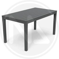 CHARCOAL RESIN TABLE "SUMATRA"