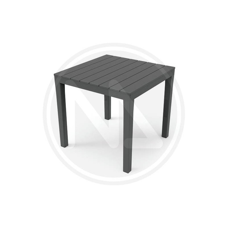 CHARCOAL RESIN TABLE "BALI"