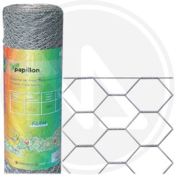 rete zincata tripla torsione "farm" 25 mt. papillon