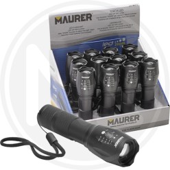 ALUMINUM LED TORCH WITH ZOOM MAURER