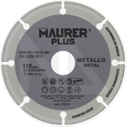 DISCO diamantato TAGLIO UNIVERSALE MAURER plus