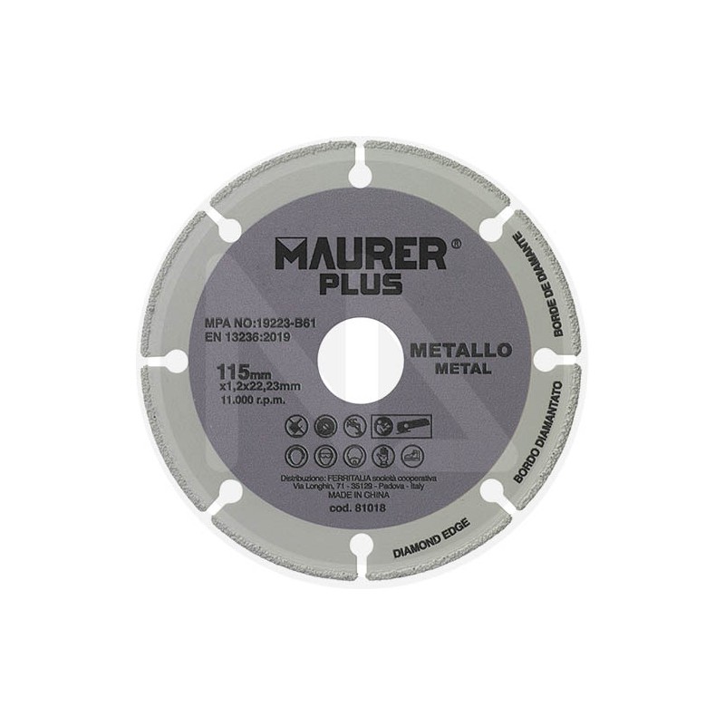 UNIVERSAL CUT diamond blade MAURER plus