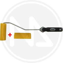 Rullo PER RADIATORE + 1 rullo di ricambio in SPUGNA GIALLA MAURER PLUS