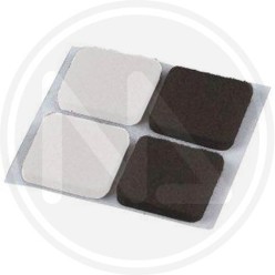 SQUARE ADHESIVE FELT PAD IN SACHET MAURER