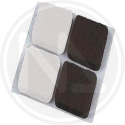 RECTANGULAR ADHESIVE FELT PAD IN SACHET MAURER