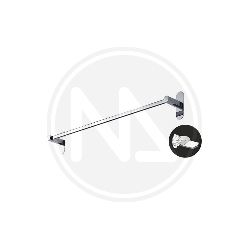 SELF-ADHESIVE CHROME TOWEL HOLDER FOR BATHROOM MAURER