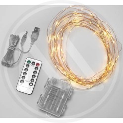 LIGHTS 100 MICROLED BATTERY / USB MAURER