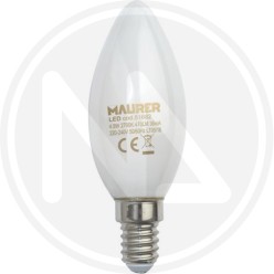 LED LAMP WITH  FILAMENT "OLIVE" MILKY MAURER