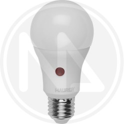 LAMPADA A LED CON SENSORE CREPUSCOLARE MAURER