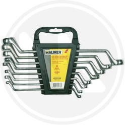 spanners-carbon double ring spanner in sets 8 pieces maurer