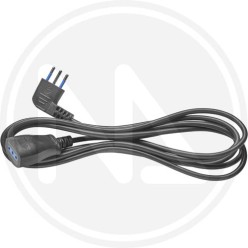 Black electric trailing cable "3X0,75" maurer