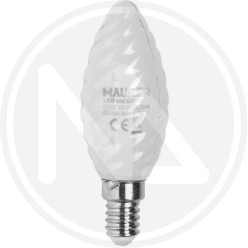 LED LAMP WITH FILAMENT "TORTIGLIONE" MILKY MAURER