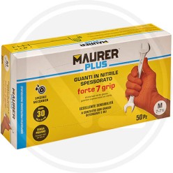 NITRILE GLOVES "FORTE 7 GRIP" MAURER PLUS