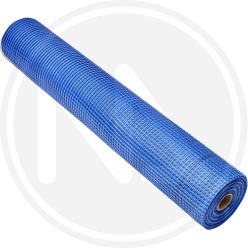 RETE PER INTONACO blu in fibra 10X10 MM. MAURER