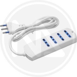 multisocket 4 outlet 2 places maurer