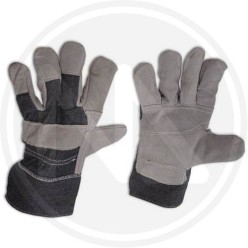 crust gloves  with cloth back