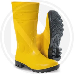 long YELLOW pvc safety boots maurer
