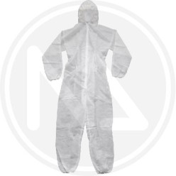 POLYPROPYLENE TNT protective suit with ZIPPER MAURER