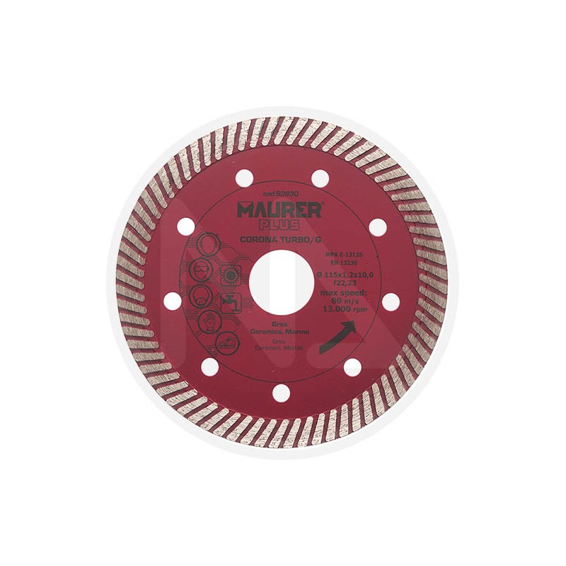 disco diamantato corona turbo-g (EX 93830) maurer plus