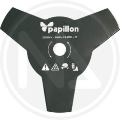 DISCO per decespugliatore "3 DENTI" papillon